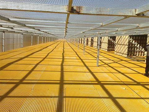 畜牧业产床钢格地网-玻璃钢格栅