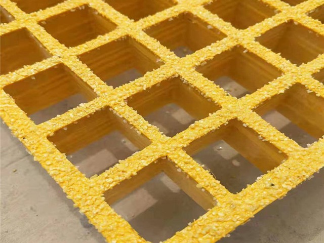 二手铺砂玻璃钢格栅格栅