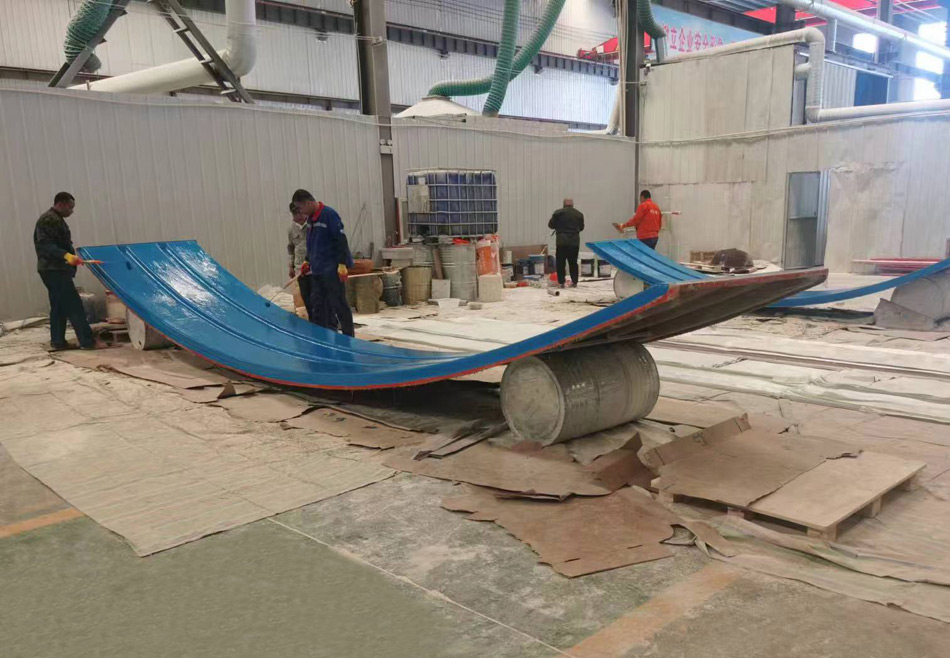 玻璃钢拱形盖板