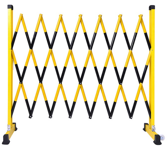 电力安全防护伸缩护栏 绝缘带轮围栏@可提高旅游线路安全