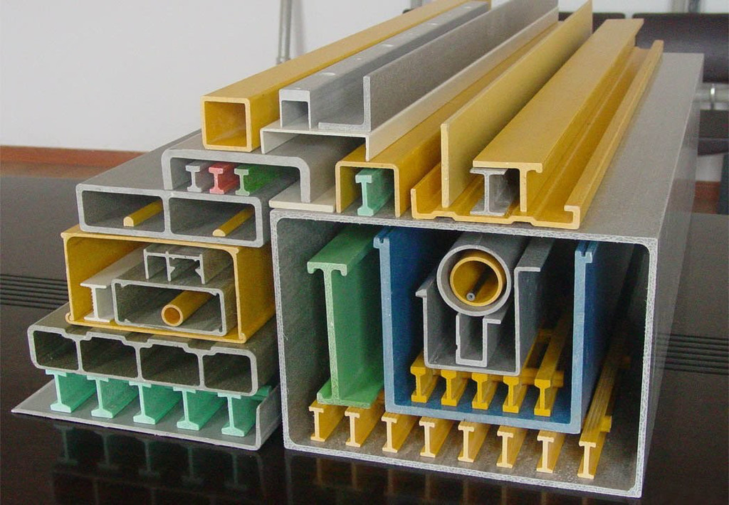 玻璃钢拉挤型材@ 方管  圆管 矩形管 工字钢