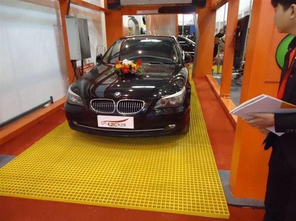 厂家洗车房玻璃钢格栅的安装指导