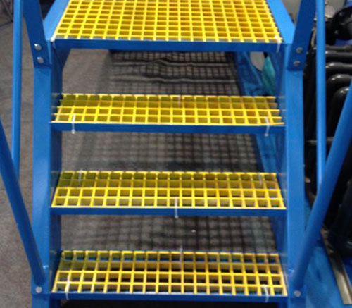 玻璃钢格栅@楼梯踏板