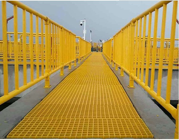 玻璃钢格栅厂家@平台走道护栏