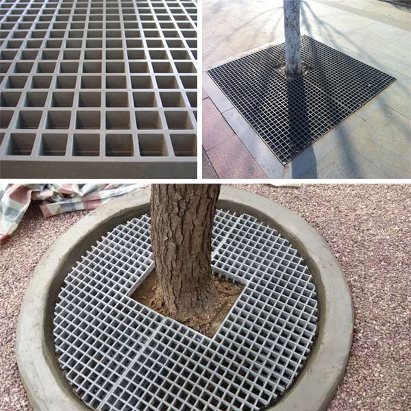 玻璃钢树池篦子 园林绿化 树池盖板批发 树池格栅 漏水板